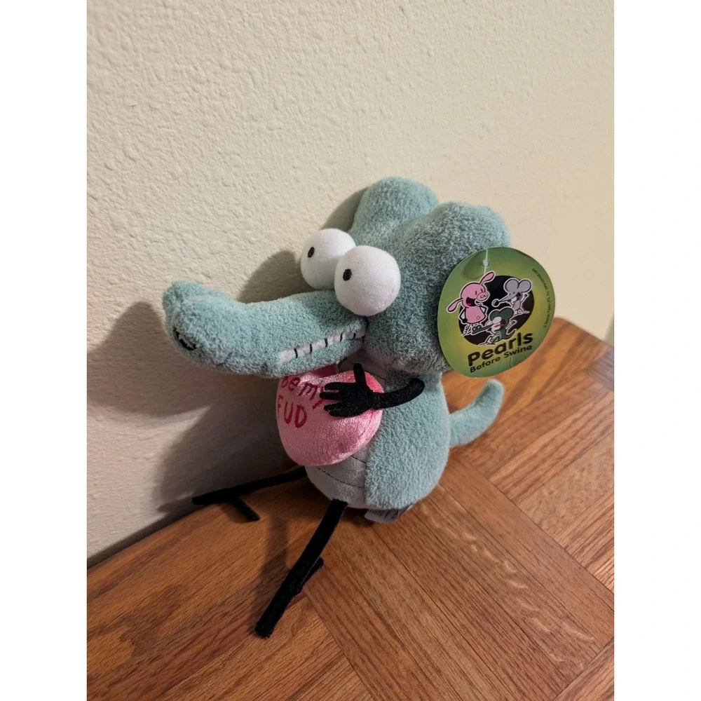 Pearls Before Swine Larry Croc Plush Stephan Pastis Comic Strip New With Tags